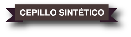 cepillo sintetico